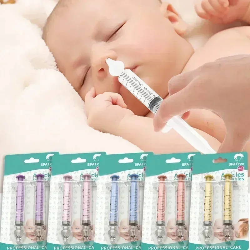 Baby Nose Cleaner - Baby Nasal Aspirator Syringe 10ml Needle