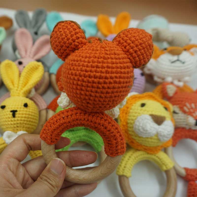 1PC Rabbit Tiger Lion Crochet  - Baby Products Rabbit review and price