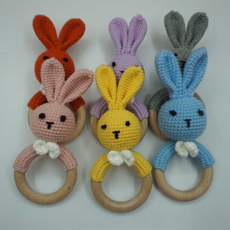 1PC Rabbit Tiger Lion Crochet  - Baby Products Rabbit review and price